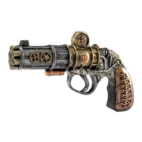 Steampunk Decorative Replica Gun Costume Accessory Wasteland Gears Cogs Adult