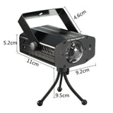 Mini Laser Projector Stage Lights LED R&G Lighting Xmas Party KTV DJ Disco Light