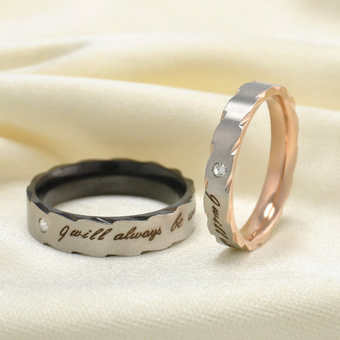 Lover "I will always be with you" Rings