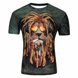 High Quality Printed 3D Punk T-shirts