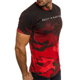New Men's Camouflage Summer T-shirt