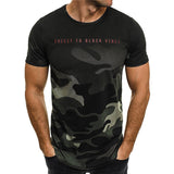 New Men's Camouflage Summer T-shirt