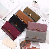 PU Leather Long Design Zipper Purses