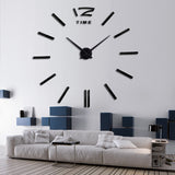 3D Real Big DIY Living Room Clocks
