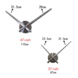 3D Real Big DIY Living Room Clocks