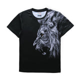 New Fashion 3D Lion Print Designed T-shirt