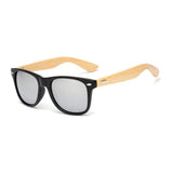 Retro Wood Men Bamboo Sunglasses