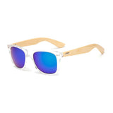 Retro Wood Men Bamboo Sunglasses