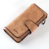 High Quality Scrub Leather Female Wallets