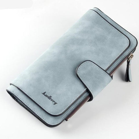 High Quality Scrub Leather Female Wallets