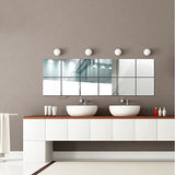 Square Mirror Sticker bathroom Home Decoration