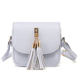 Women Candy Color Tassel Messenger Bags