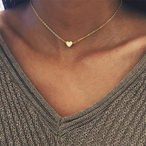 New Fashion Heartleaf Moon Necklace