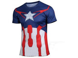 CAPTAIN AMERICA QUICK DRY T-SHIRT