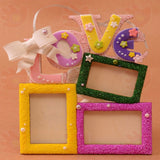Hollow Love Design Wooden Photo Frame