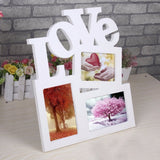 Hollow Love Design Wooden Photo Frame