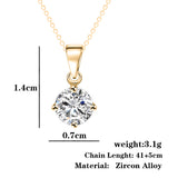 CZ Cubic Zirconia Pendant Necklace