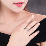 Flowers Finger Alloy Rings For Women