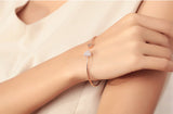 New Heart Crystal Love Opening Bracelet