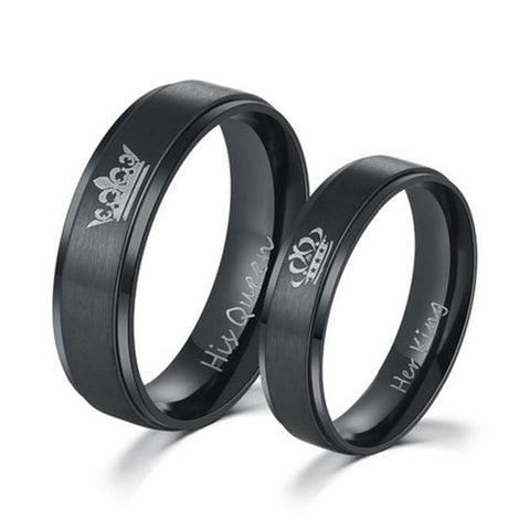 New Fashion DIY Couple Wedding Rings