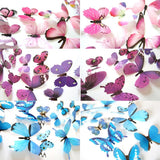 3D Butterfly Rainbow PVC Wall Sticker