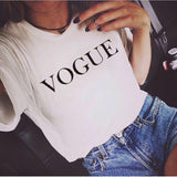 New Arrivals Fashion VOGUE Printed T-shirt