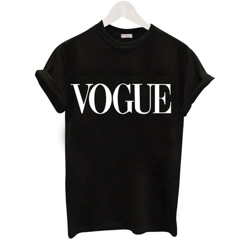 New Arrivals Fashion VOGUE Printed T-shirt