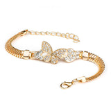 Round Crystal CZ Hand Chain Bracelets