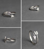 New Fashion Arrow Crystal Rings