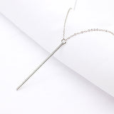 Simple Classic Fashion Stick Pendant Necklace