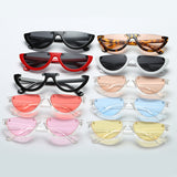 Cool Trendy Half Frame Sunglass