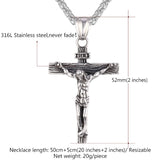 Crucifix Jesus Gold Color Catholic Jewelry