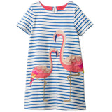 Girls Summer Unicorn Princess Dress