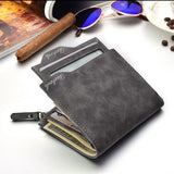 Men Soft Leather Wallet Card Holder