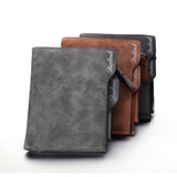 Men Soft Leather Wallet Card Holder