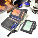 Men Soft Leather Wallet Card Holder