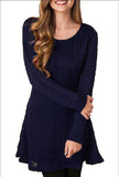 Women Plus Size Short Sweater Dress