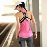 Women Yoga Top Gym Sports Vest Shirts