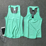 Women Yoga Top Gym Sports Vest Shirts