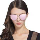 Gradient Ocean Lens Cat Eye Sunglasses