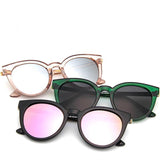 Woman Shades Mirror Square Sunglasses