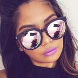 Woman Shades Mirror Square Sunglasses