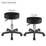 Adjustable Salon Stool Hydraulic Rolling Chair Tattoo Dental Facial Massage Spa