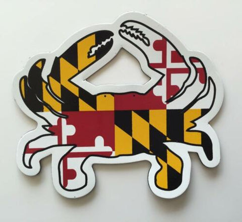 Maryland FLAG Blue Crab Car Refrigerator Magnet 3" x 3.4" set of 2