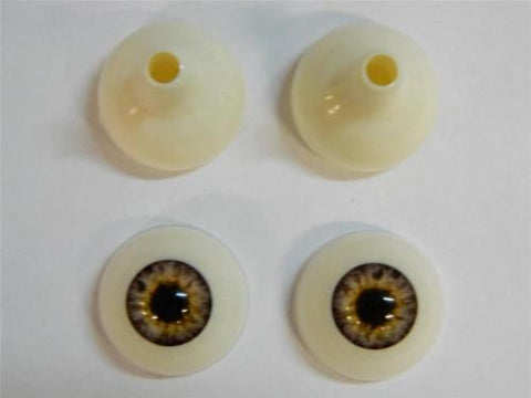 Realistic Human Acrylic Eyes for Halloween PROPS, MASKS, DOLLS (Infected Gray)