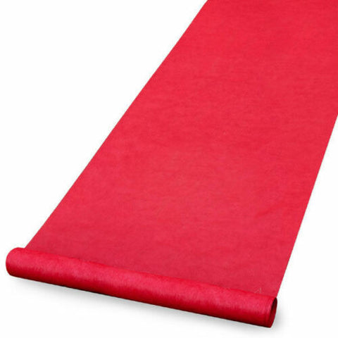 Wedding Aisle Runners RED Durable 100' Long Wedding Aisle Runner