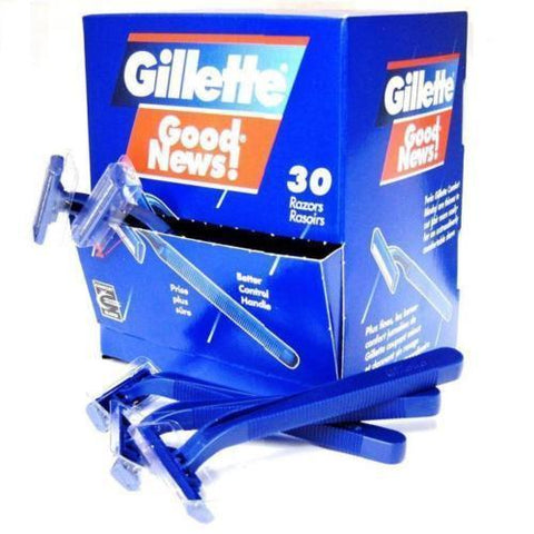 GOOD NEWS BOX OF 30 DISPOSABLE RAZOR BLADES SHAVING