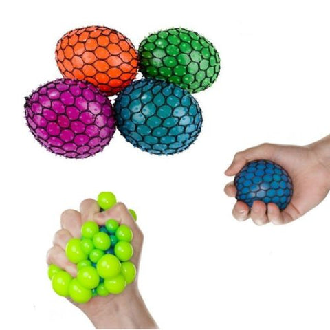 Squishy Mesh sensory stress reliever ball toy autism squeeze anxiety fidget