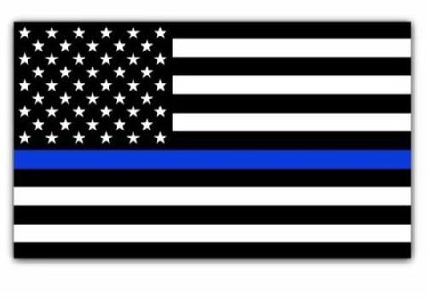 Police Blue Lives Matter American Flag Car magnet 6"x4" Sign Buy 2 Get 3rd Free