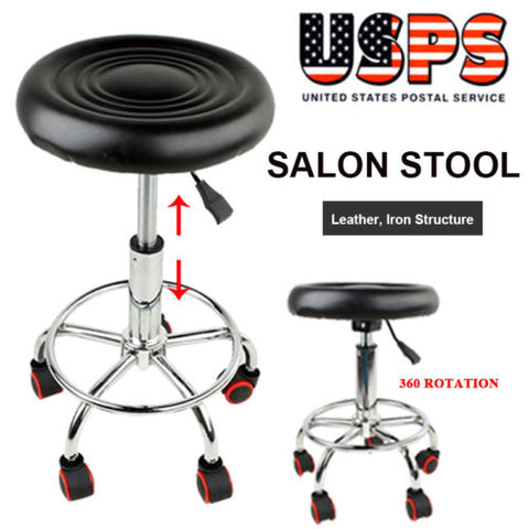 Hydraulic Adjustable Stool Facial Salon Massage Spa Dental Swivel Rolling Chair